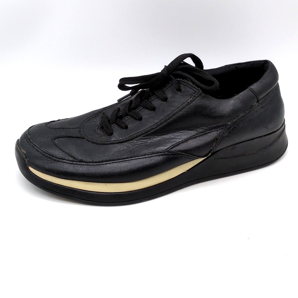 SAS Me Too Shoes Womens Tickle Black 9.5 Leather‎ Athletic Sneakers Walking